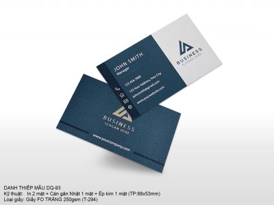 Card - Danh thiếp cán gân nhật CC-93