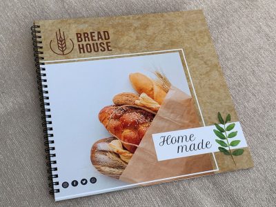 Menu bìa bồi lò xo MN-02